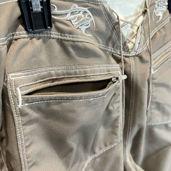 Obermeyer Dynasty Snow Board pants Tan size 8 - Picture 3 of 16